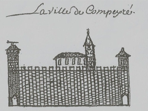La citadelle de Compeyre en 1667
